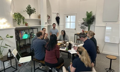 Salon commun ALBA English School à Edimbourg, en Ecosse