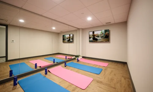 Salle de fitness The Spireworks Residence 18+ Oxford séjour linguistique CLC