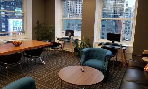 Salle commune École EC à New York - séjours linguistiques