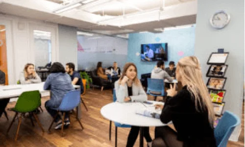 Salle de vie École EC à New York - séjours linguistiques