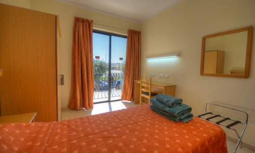 Chambre solo Complexe Garden View Malte