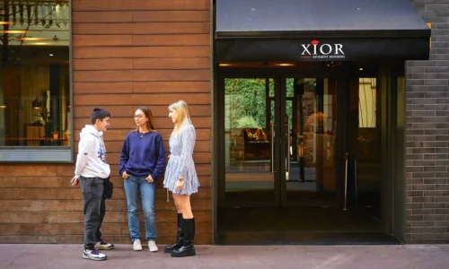 Entrée Résidence XIOR Enforex Barcelone