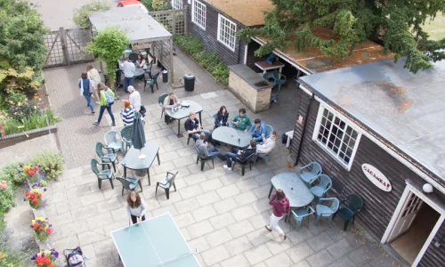 cour École Oxford English Centre à Oxford