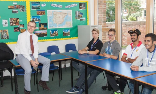 Salle de classe École Oxford English Centre