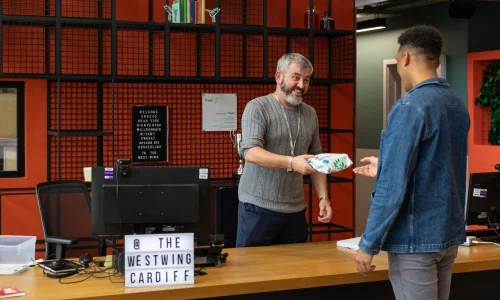 west wing  réception