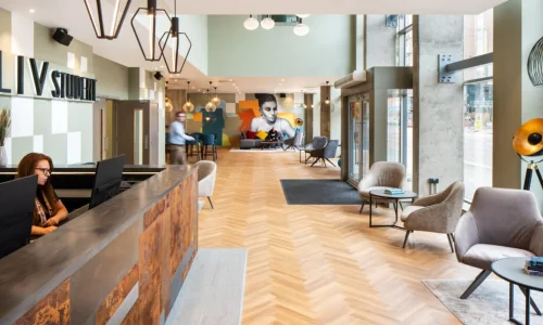 Réception City Centre Studios IH Belfast