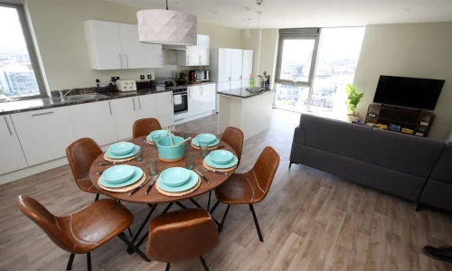 Salle à manger City Centre Studios IH Belfast