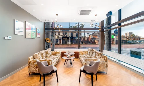 Zone détente City Centre Studios IH Belfast