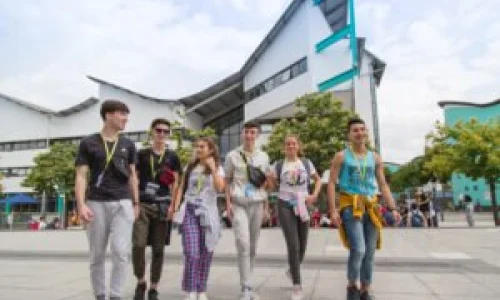 étudiants Centre de Docklands à Londres