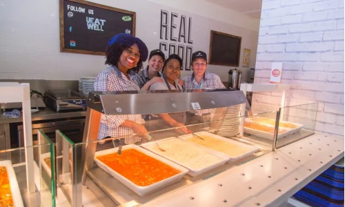 Cantine Centre de Docklands à Londres
