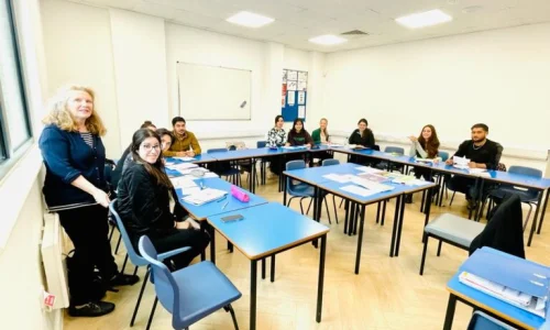 Salle de classe Nacel English School à Londres - sejours linguistiques - CLC