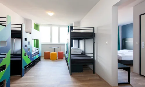 Chambre Auberge A&O à Prague Rhea