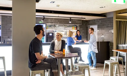 Cuisine Auberge A&O à Vienne Hauptbahnhof