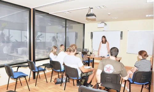 Salle de classe Enforex Barcelone - séjour linguistique - CLC