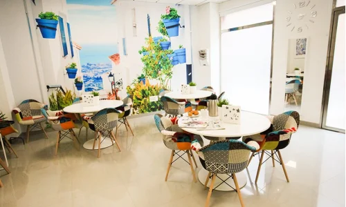 Résidence Enforex Malaga salon - Séjour linguistique CLC