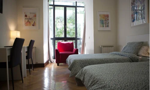 Chambre double Résidence Enforex Madrid