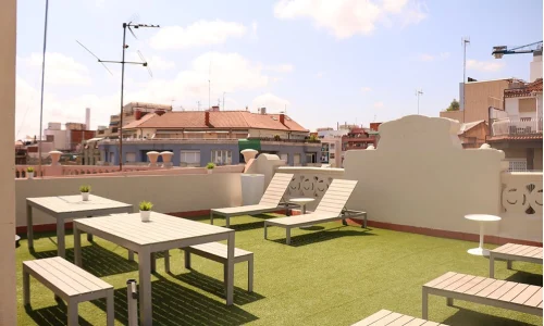 Rooftop Résidence Di Putacio Enforex Barcelone