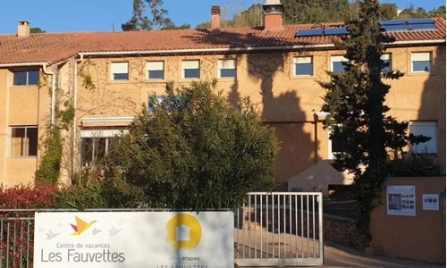 Devanture camping les Fauvettes Corse du Sud