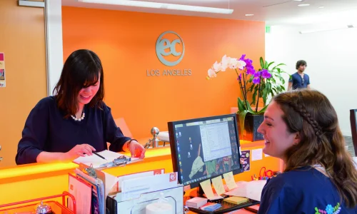 École EC Los Angeles - Réception