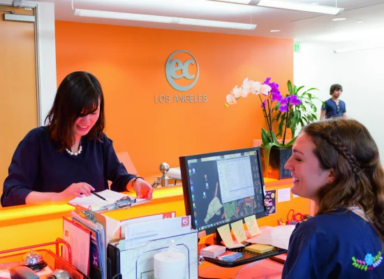 Séjour linguistique à Los Angeles - réception