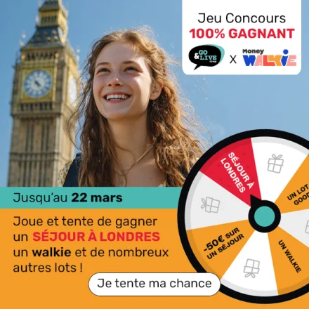 Tentez de remporter un séjour linguistique à Londres avec CLC et Money Walkie