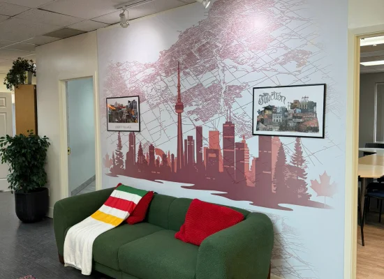 Espace détente de l'école Access Toronto