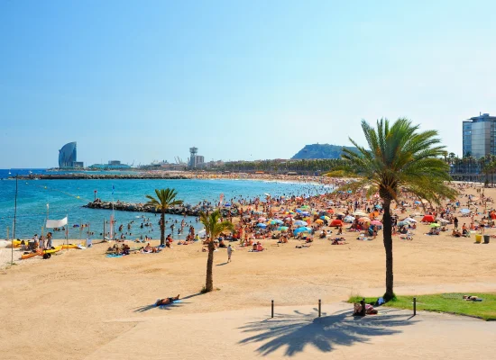plage barcelone
