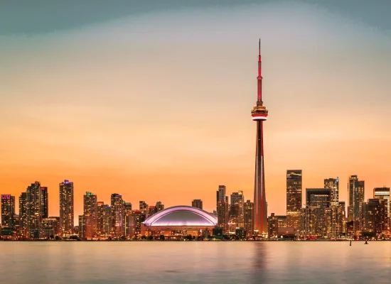 Coucher de soleil à Toronto