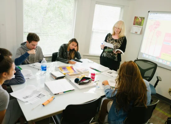 classe Cours d'anglais aux Etats-Unis et cinéma