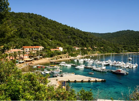 Vue sur Port-Cros, dans le sud de la France