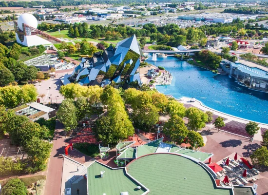 Vue sur le Futuroscope