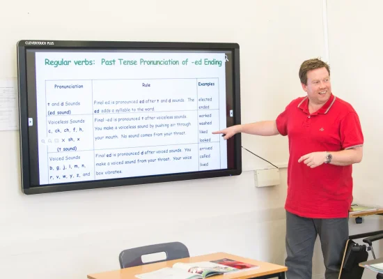 Salle de classe école internationale ATLAS Dublin