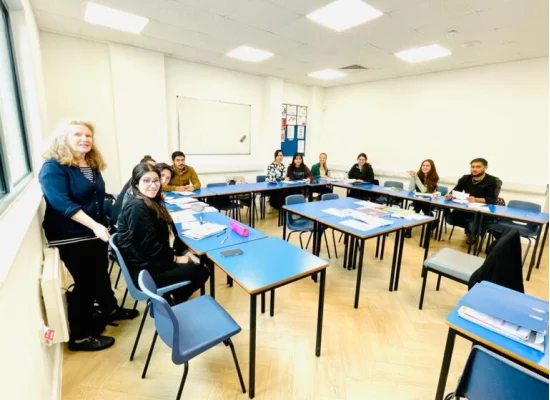 Salle de classe Londres