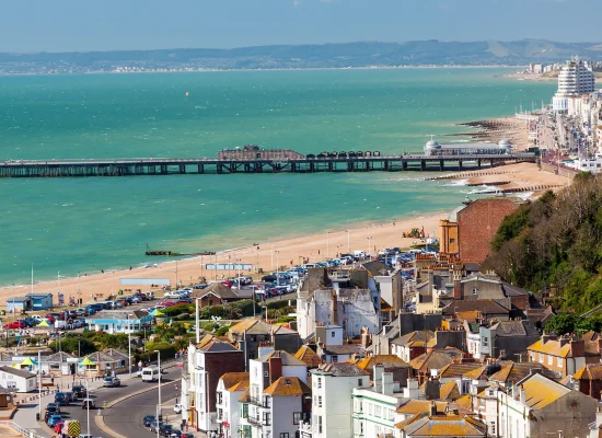 plage sejour linguistique hastings