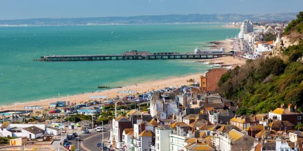 plage sejour linguistique hastings