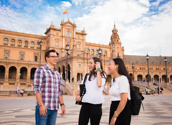étudiants à Séville
