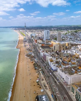 vue aérienne Brighton