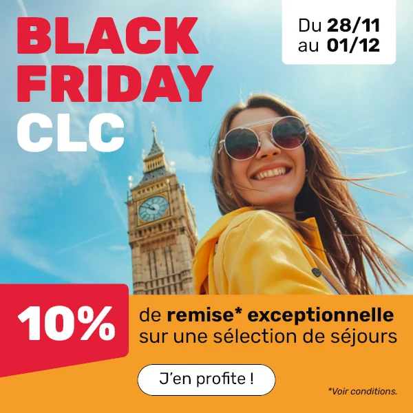 Remise exceptionnelle sur les séjours linguistiques CLC !