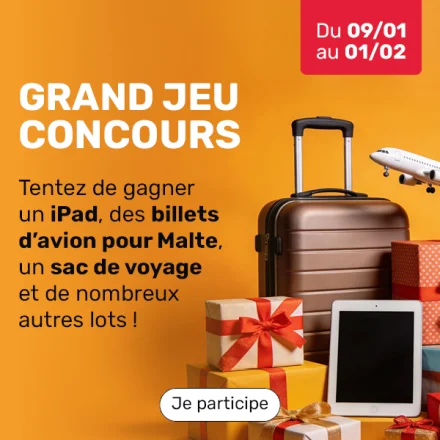 Tentez de gagner un ipad et des billets d'avion !