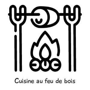 Cuisine au feu de bois
