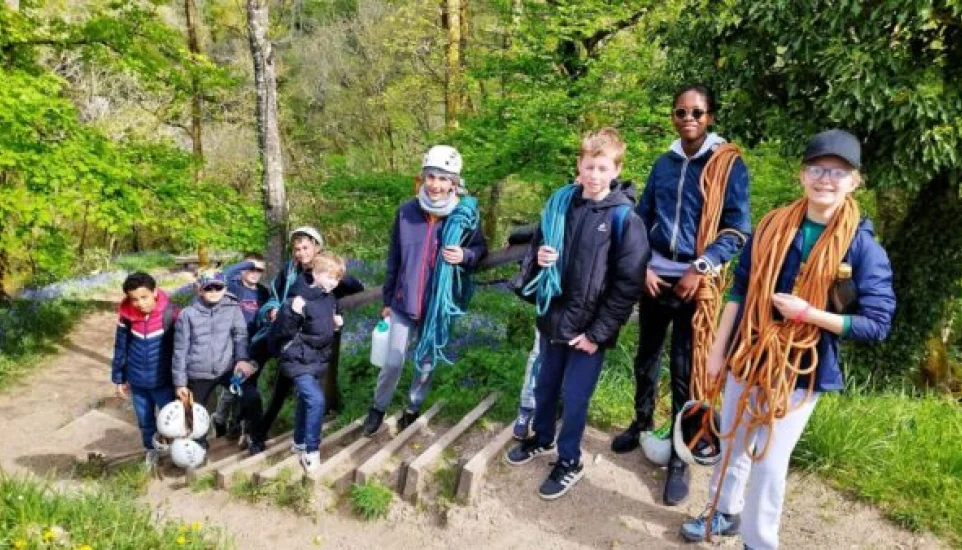 Photo groupe escalade
