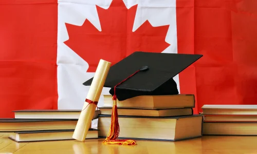 trimestre scolaire dans un lycée canadien