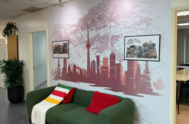 Espace détente de l'école Access Toronto