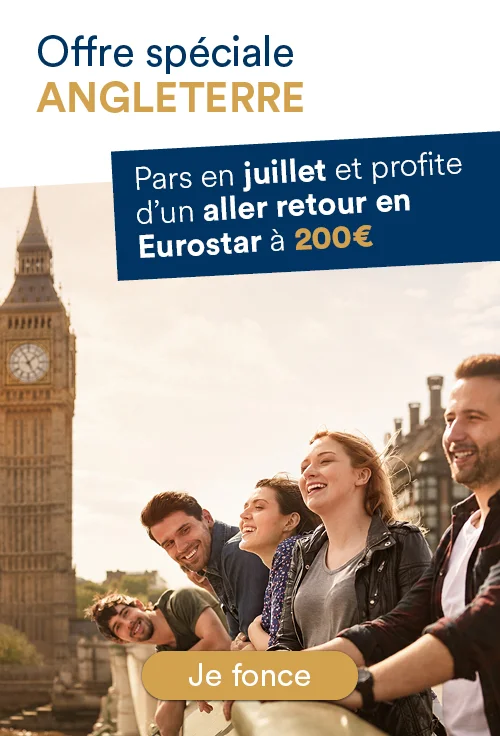 Séjours linguistiques étudiants Angleterre juillet offre Eurostar