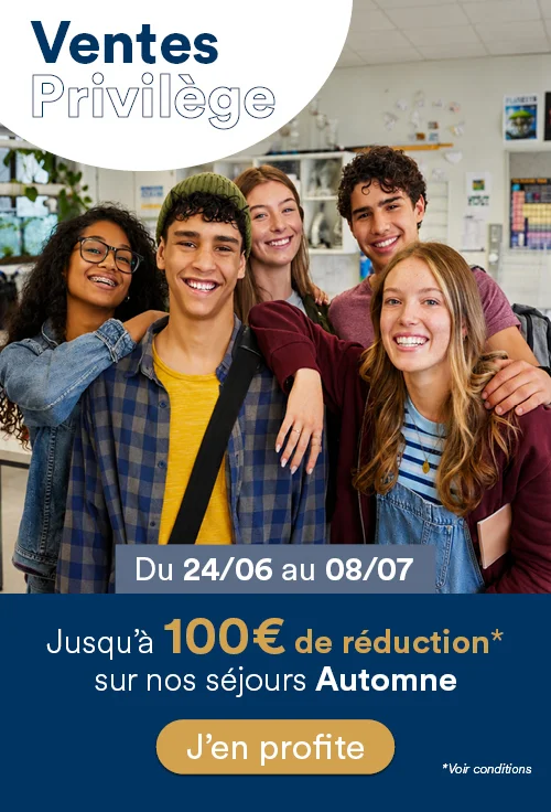Séjours linguistiques Toussaint ventes Privilège