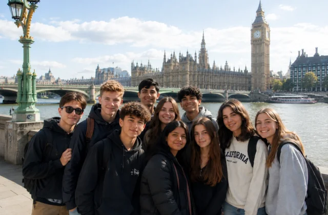 sejour linguistique campus Uxbridge Londres groupe ados