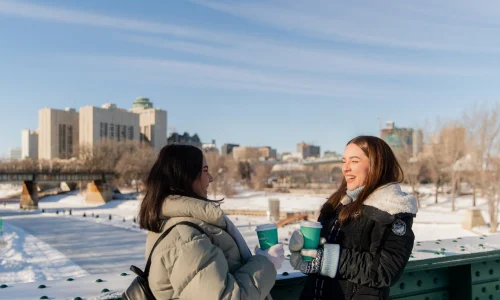 Canada immersion Winnipeg hiver amies