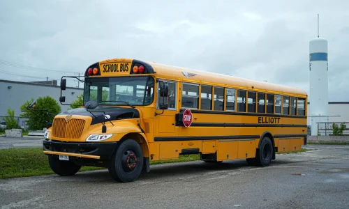 lycéen international au Canada séjour linguistique Winnipeg famille d’accueil canadienne bus
