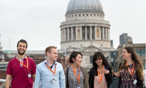 étudiants en sortie