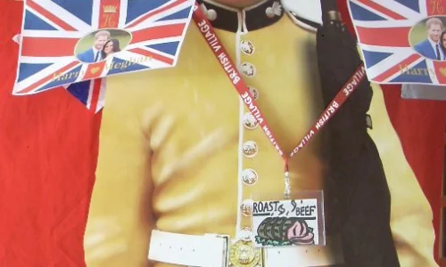 British Village Les Roches soldat anglais